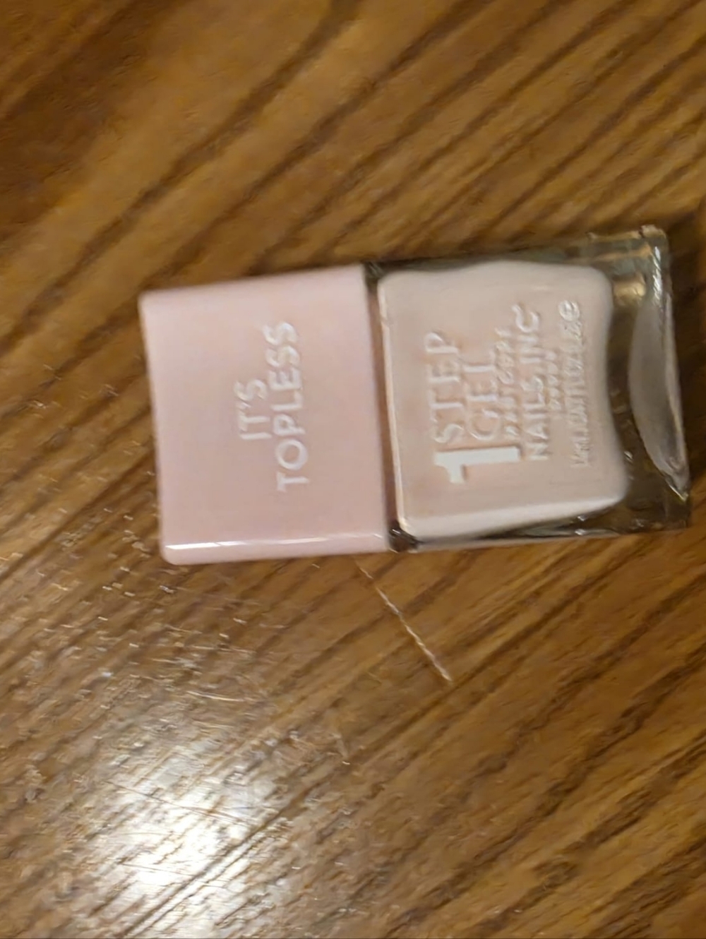 1 Step Gel Press-On Nails - Soft Pink 'It's Topless'